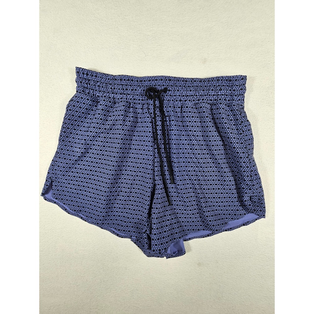 Athleta Crossroads Short Purple Geometric Diamond Print 881779-05 Small NEW